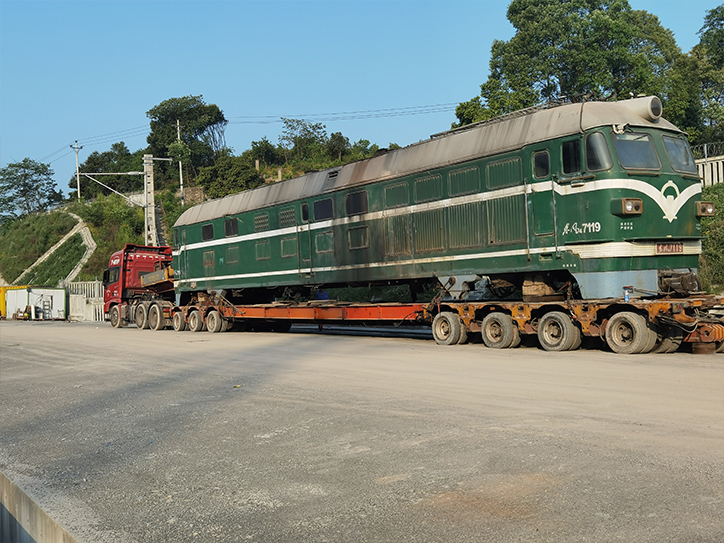 昭通整車物流15米平板貨車